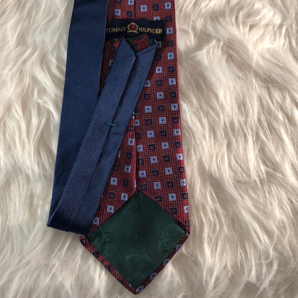 Tommy Hilfiger Pure Silk Tie - Picture 7 of 8